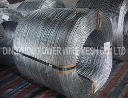 What is the purpose of the galvanized wire?