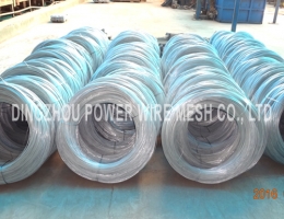 Cold galvanized wire