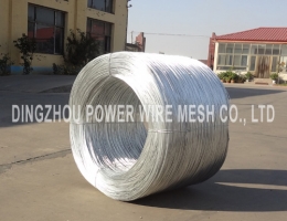 Hot dip galvanized wire