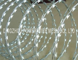 The blade barbed wire