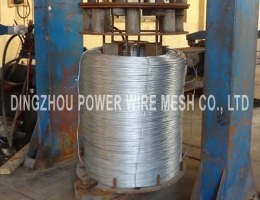 Cold galvanized wire