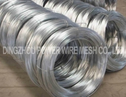 Hot dip galvanized wire