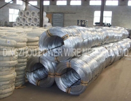 Hot dip galvanized wire