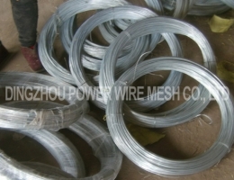 Cold galvanized wire