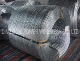 Cold galvanized wire