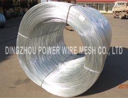 Hot dip galvanized wire