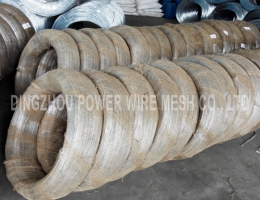 Hot dip galvanized wire