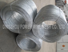 Hot dip galvanized wire