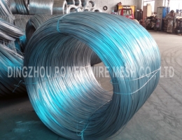 Hot dip galvanized wire