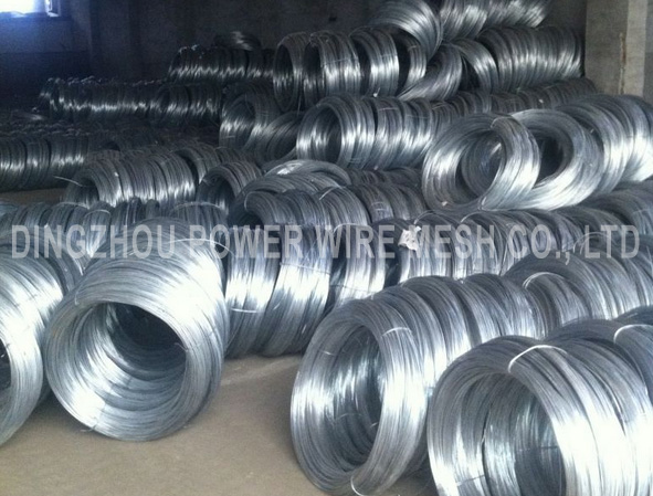 Large volumes galvanized wire