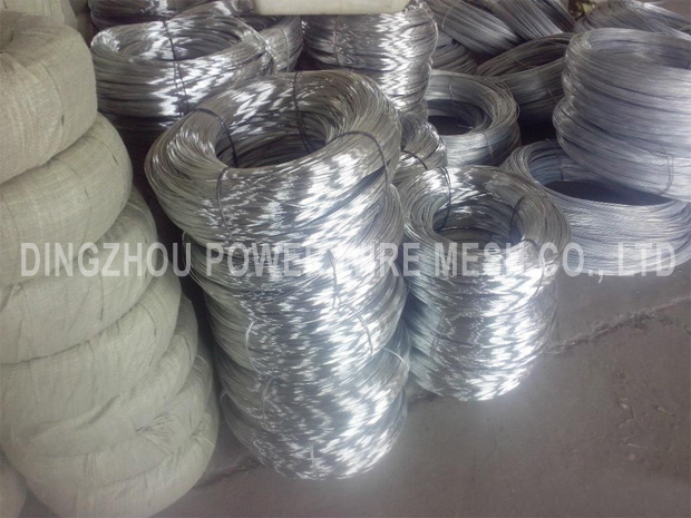 Large volumes galvanized wire
